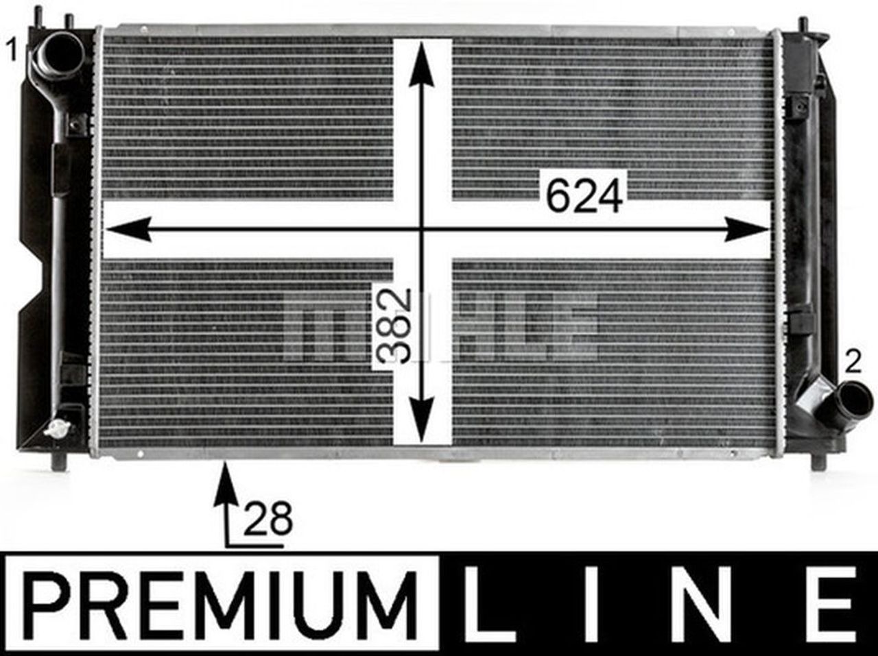 MAHLE PC Radiator CR2016000P