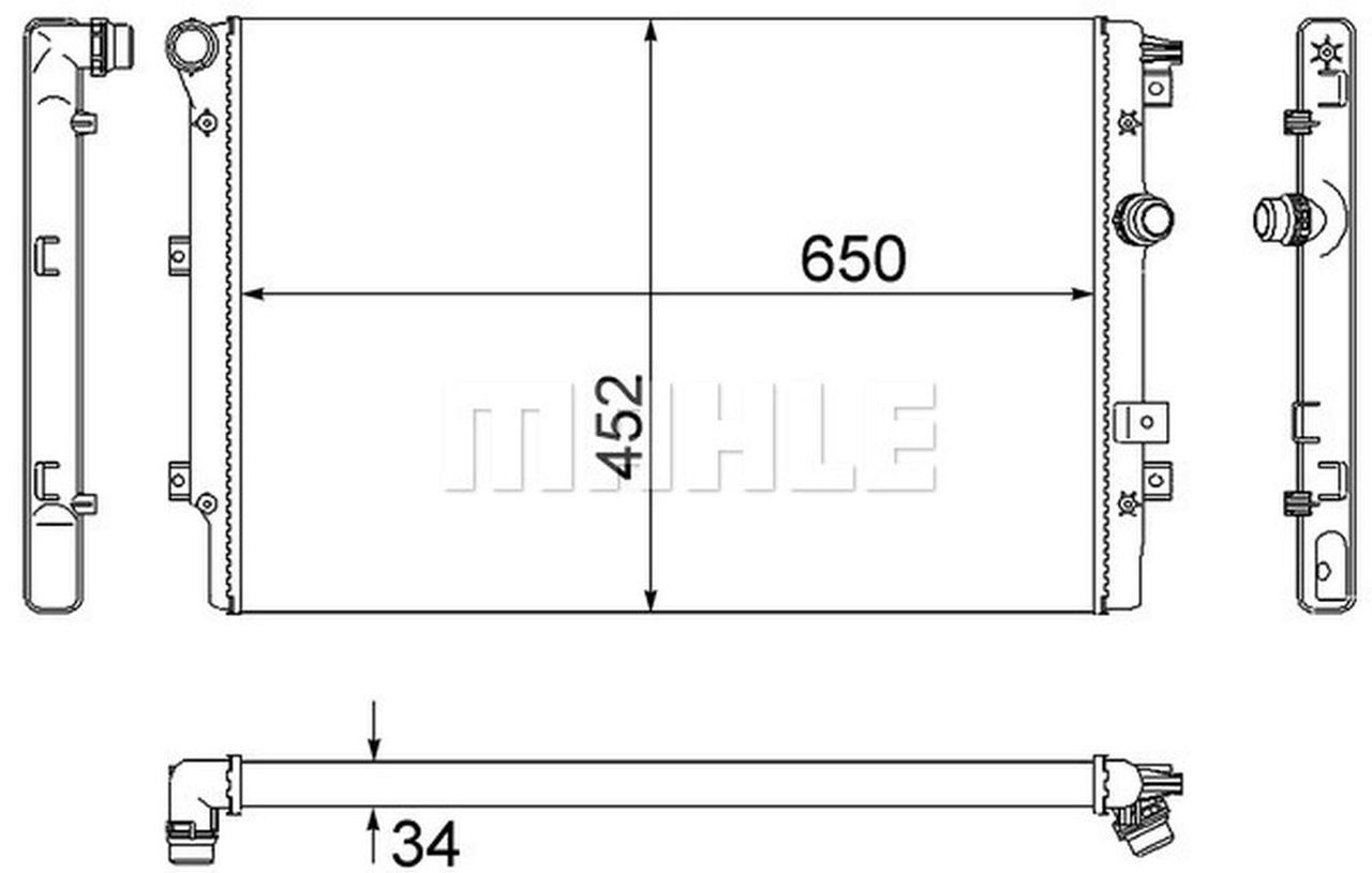 MAHLE PC Radiator CR2032000S