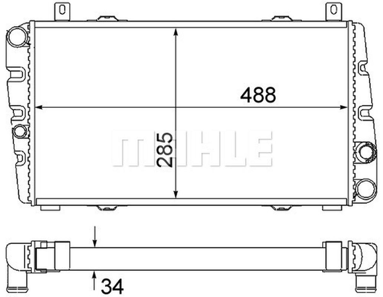 MAHLE PC Radiator CR2034000S