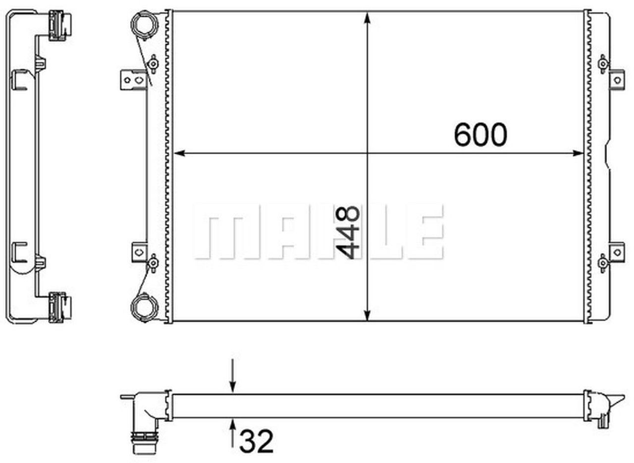 MAHLE PC Radiator CR2038000S