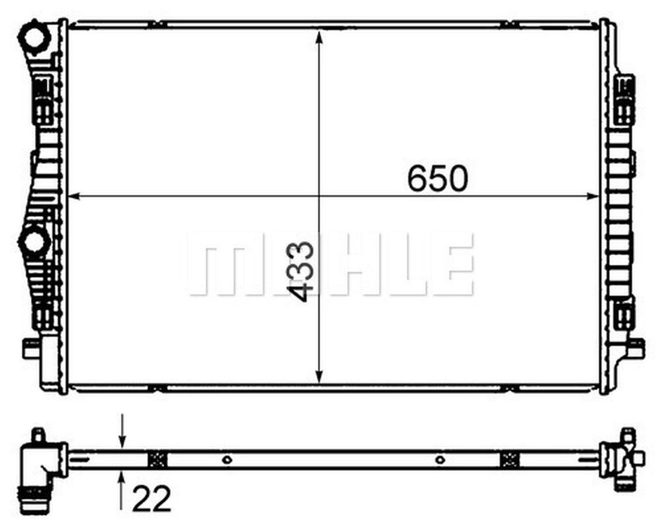 MAHLE PC Radiator CR2055000S