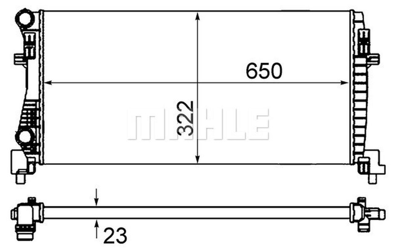 MAHLE PC Radiator CR2057000S