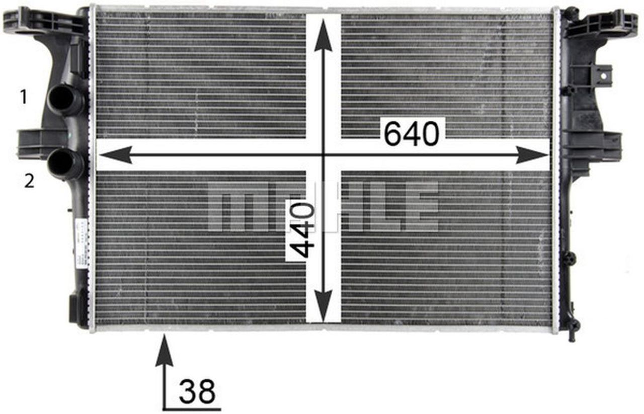 MAHLE LCV Radiator CR2087000P