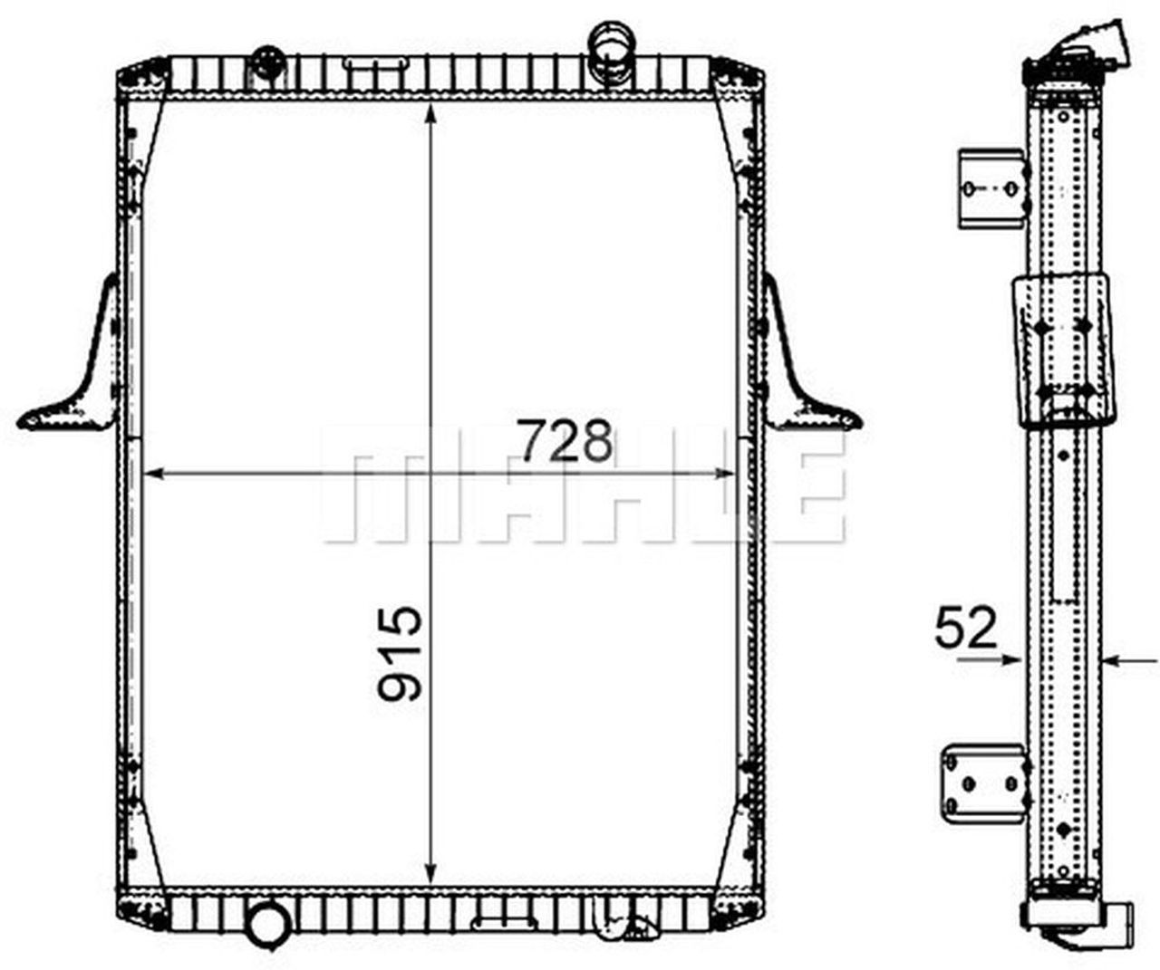 MAHLE Truck/Bus Radiator CR2090000P