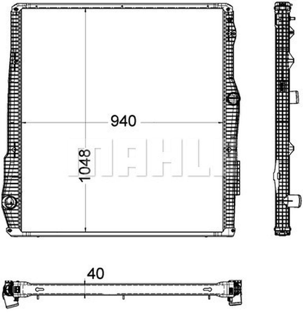 MAHLE Truck/Bus Radiator CR2094000P
