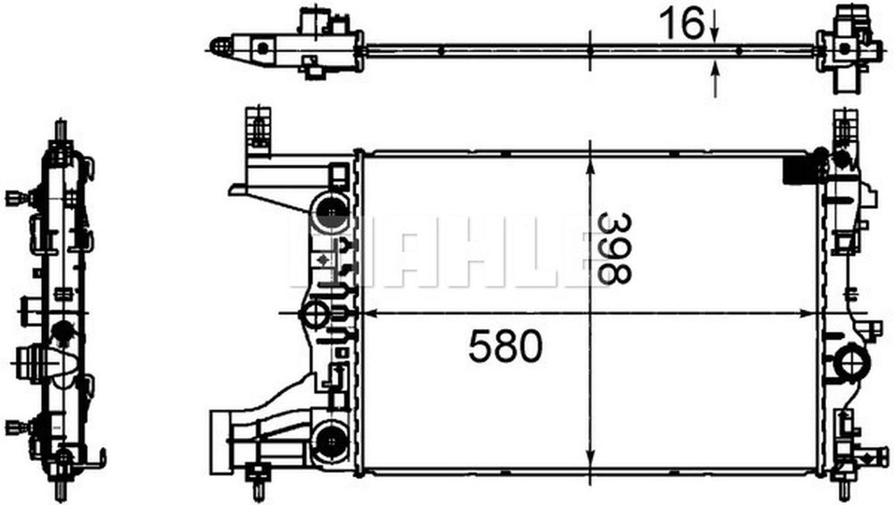 MAHLE PC Radiator CR2122000S