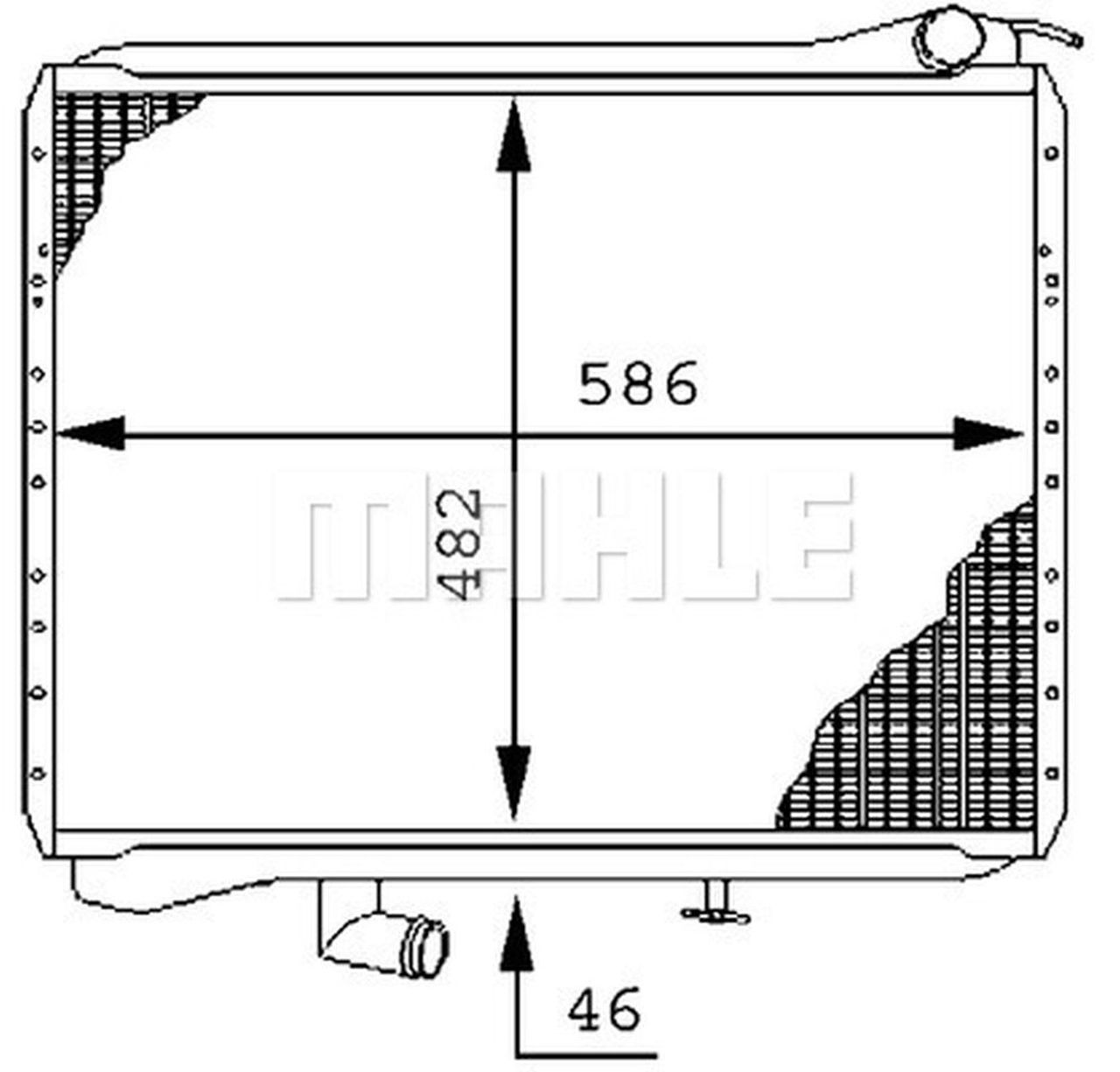 MAHLE OHW Radiator CR215000P