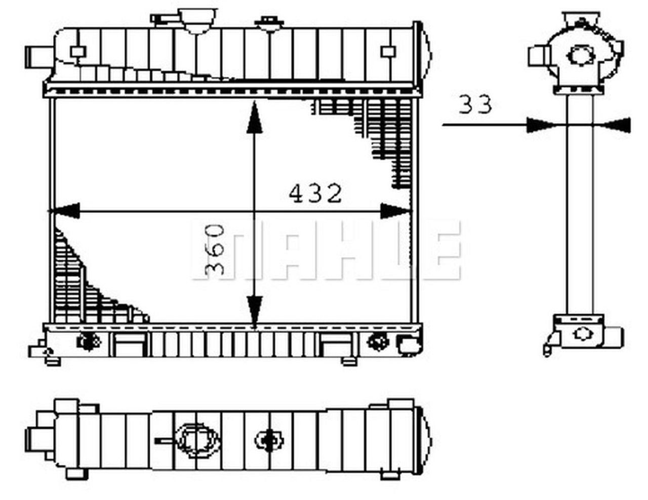 MAHLE PC Radiator CR2207000S