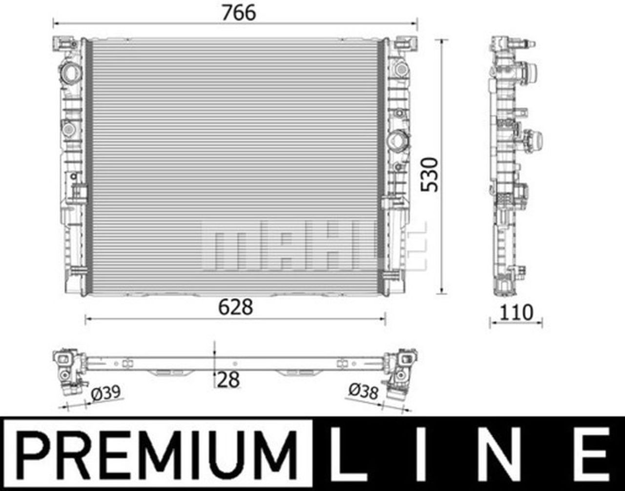 MAHLE PC Radiator CR2215000P