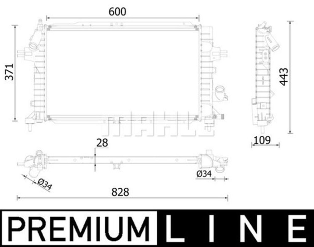 MAHLE PC Radiator CR2228000P