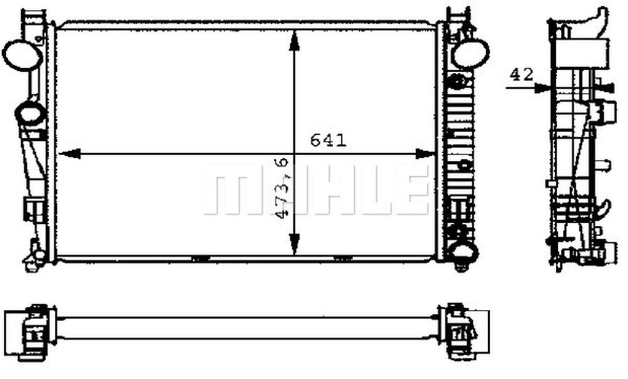 MAHLE PC Radiator CR226000S