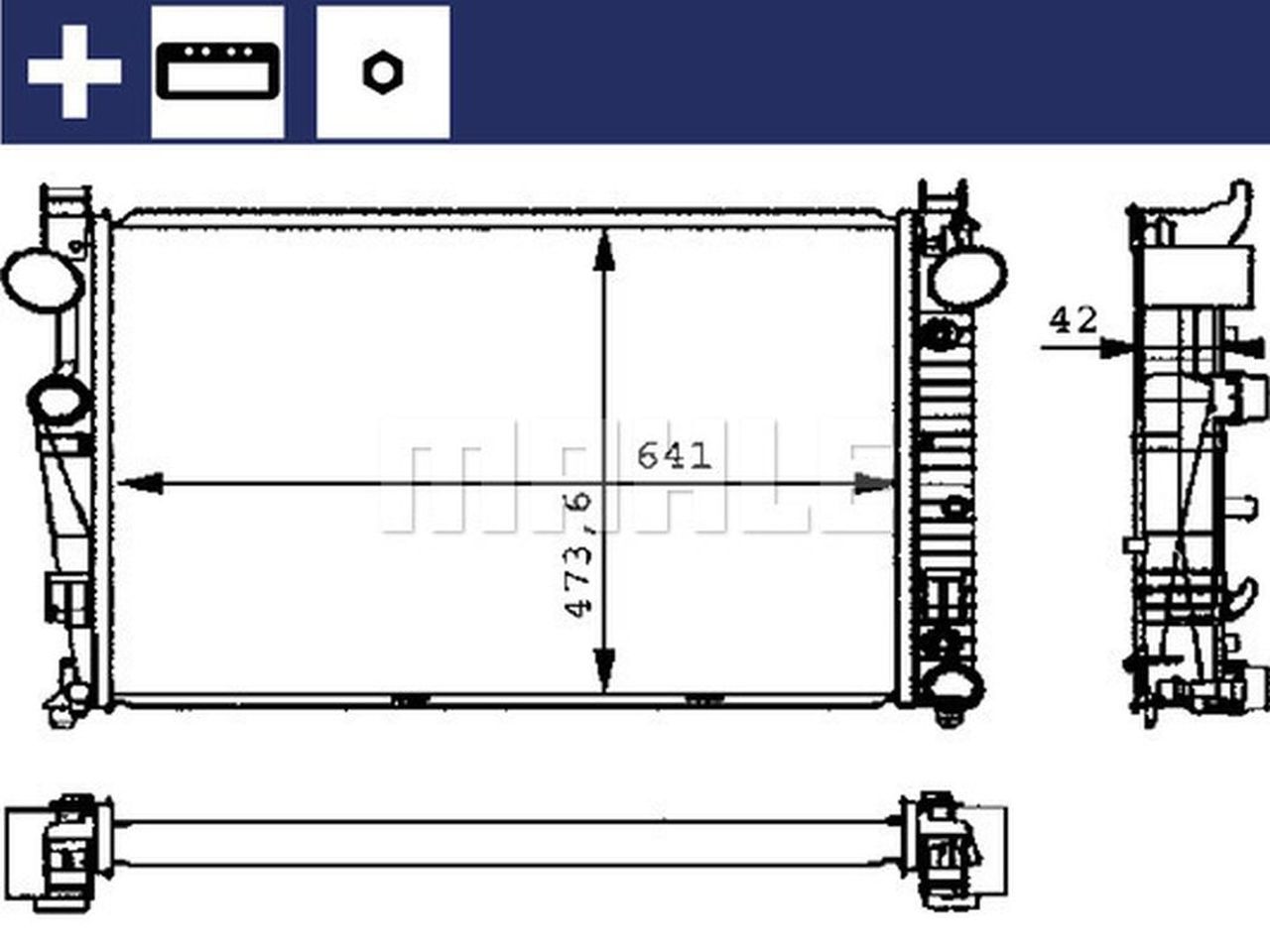 MAHLE PC Radiator CR226000S