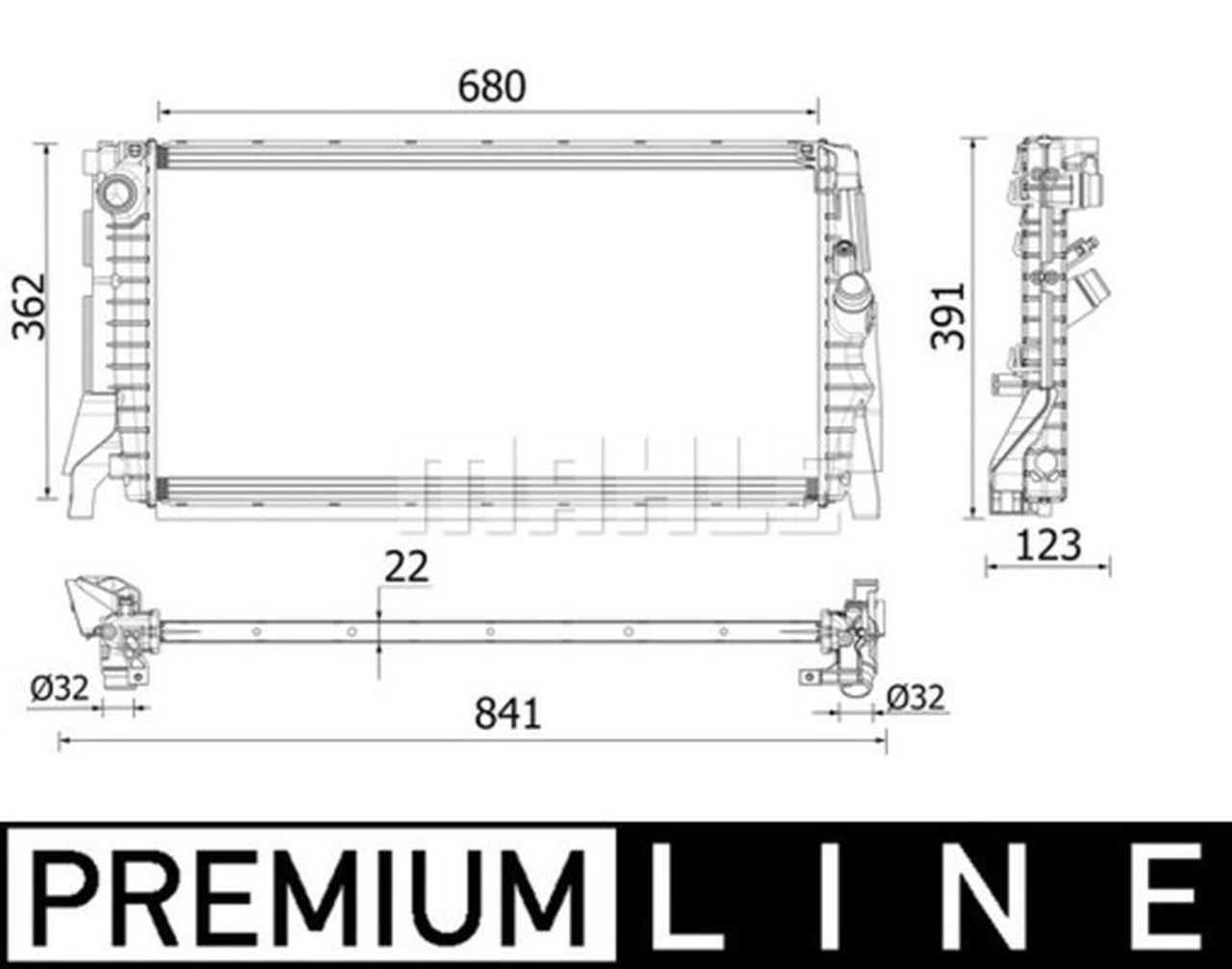 MAHLE PC Radiator CR2279000P