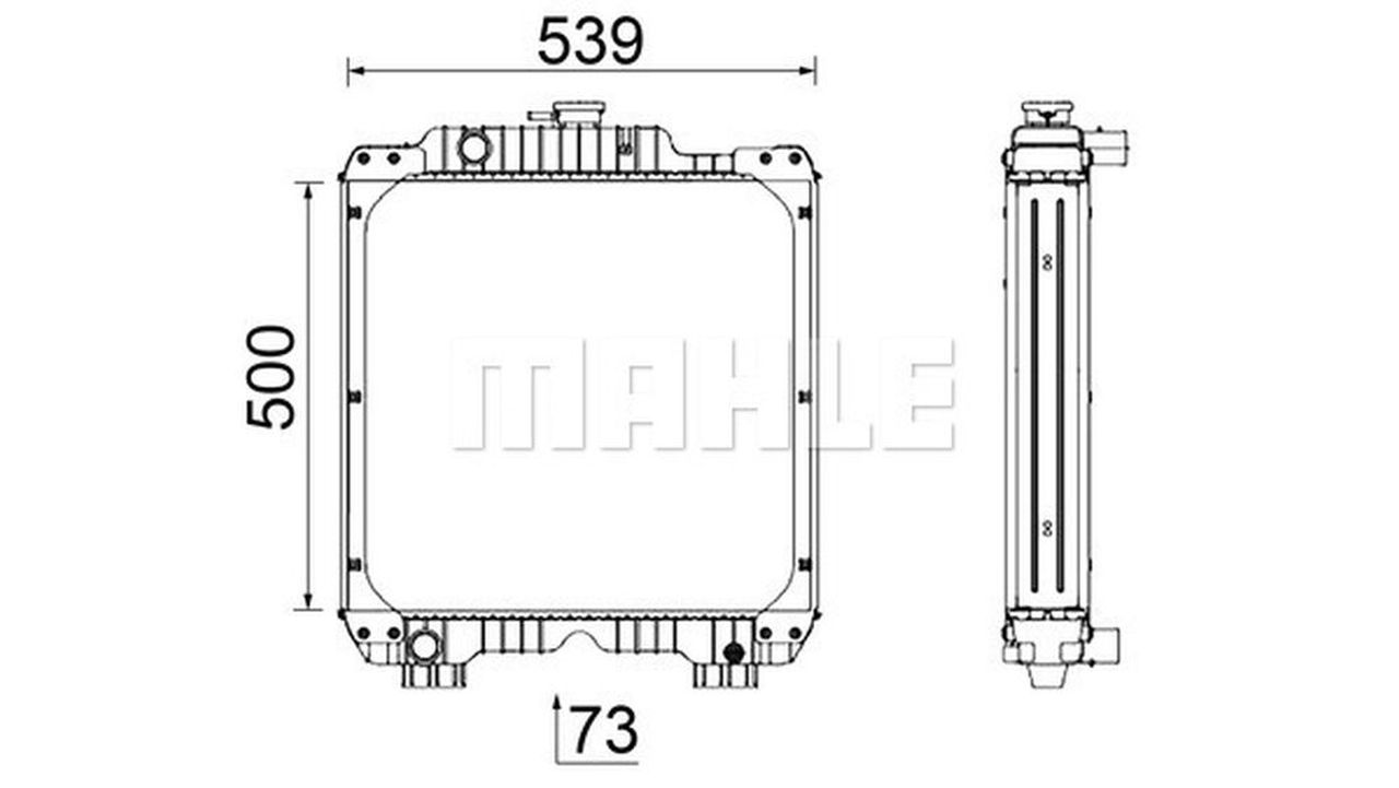 MAHLE OHW Radiator CR2289000P