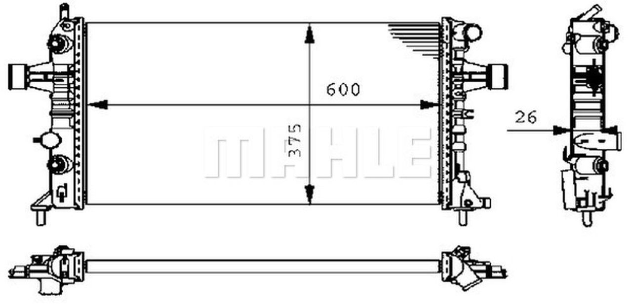MAHLE PC Radiator CR228000S