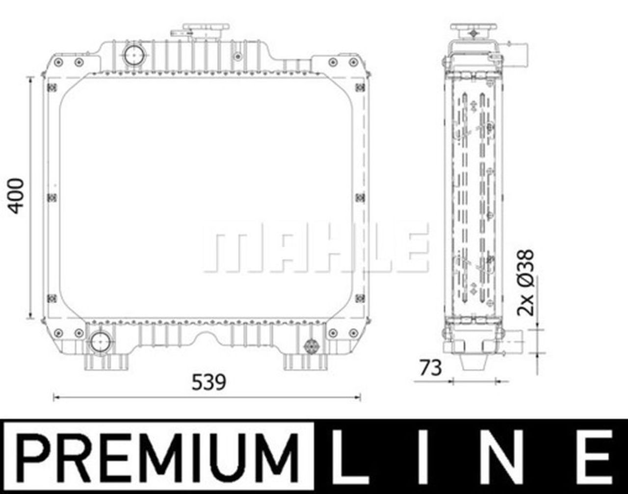 MAHLE OHW Radiator CR2290000P