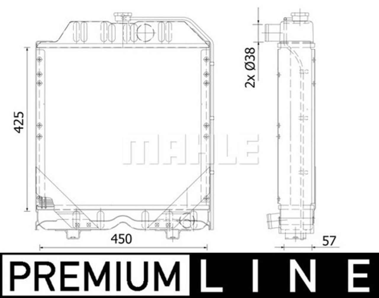 MAHLE OHW Radiator CR2291000P