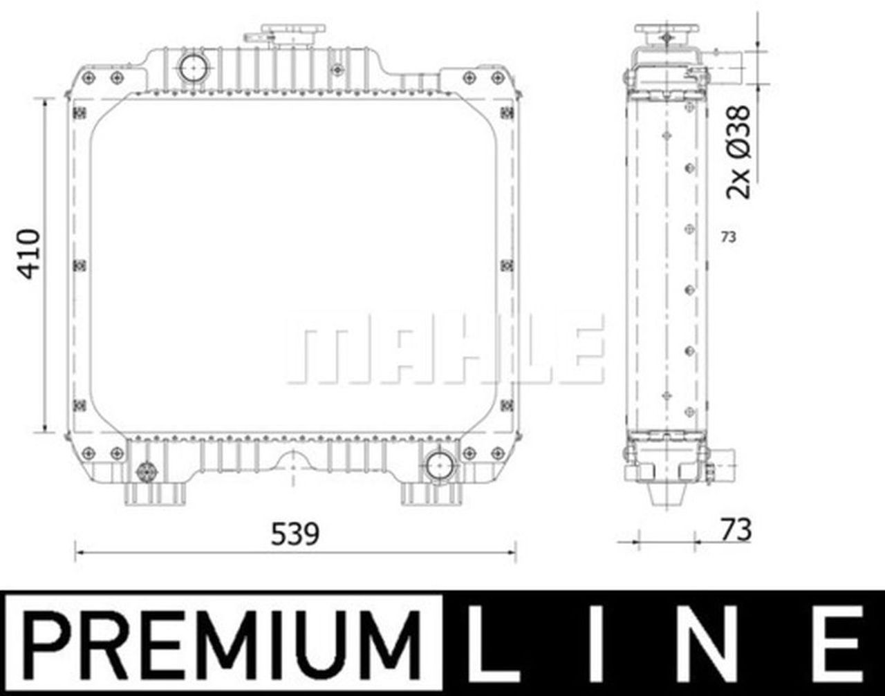 MAHLE OHW Radiator CR2293000P