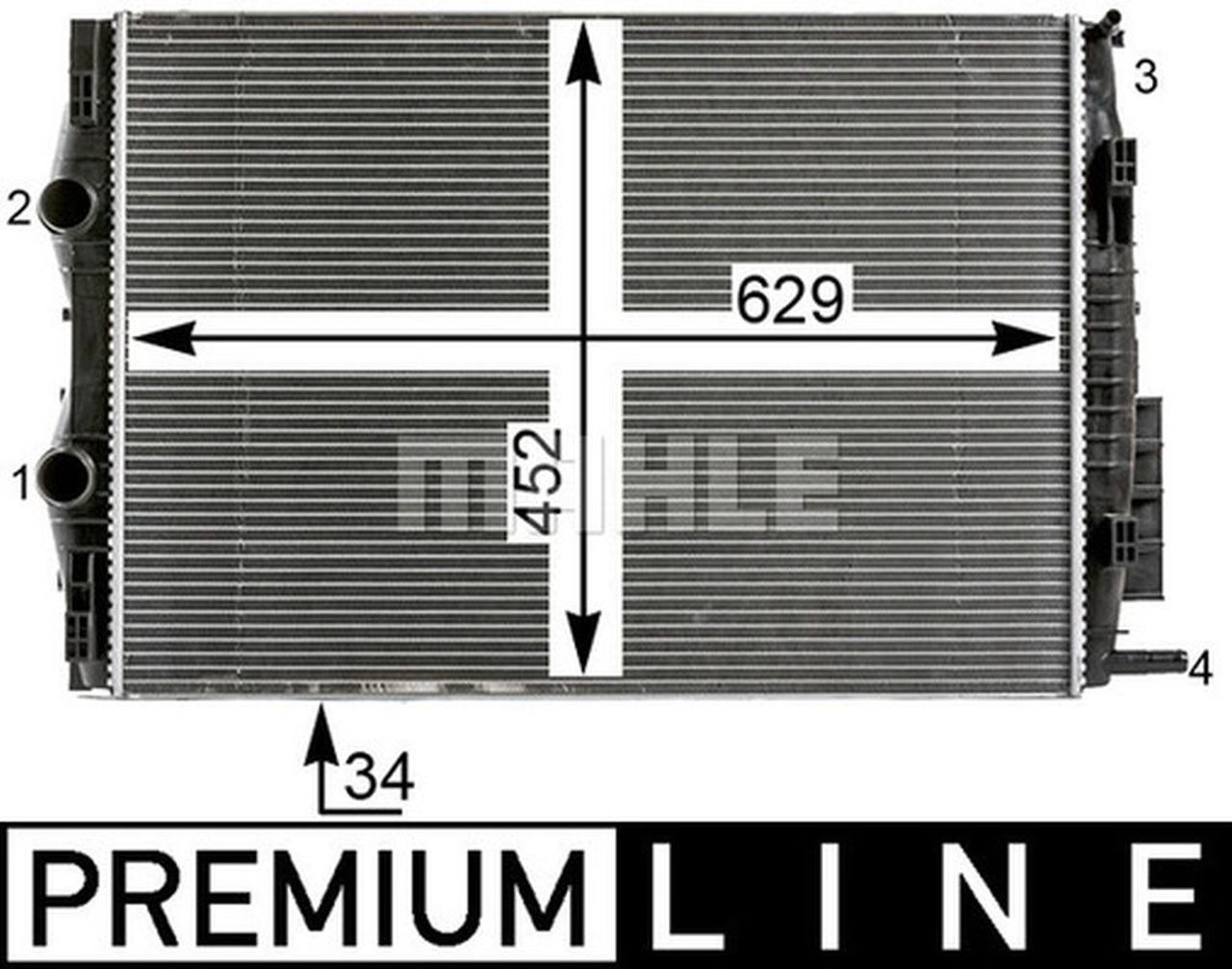 MAHLE PC Radiator CR22000P