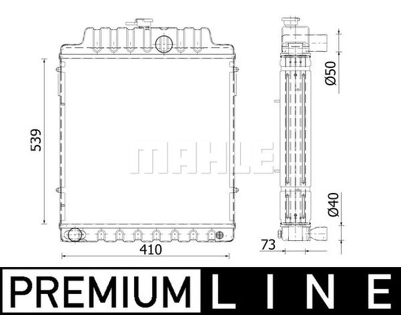 MAHLE OHW Radiator CR2300000P