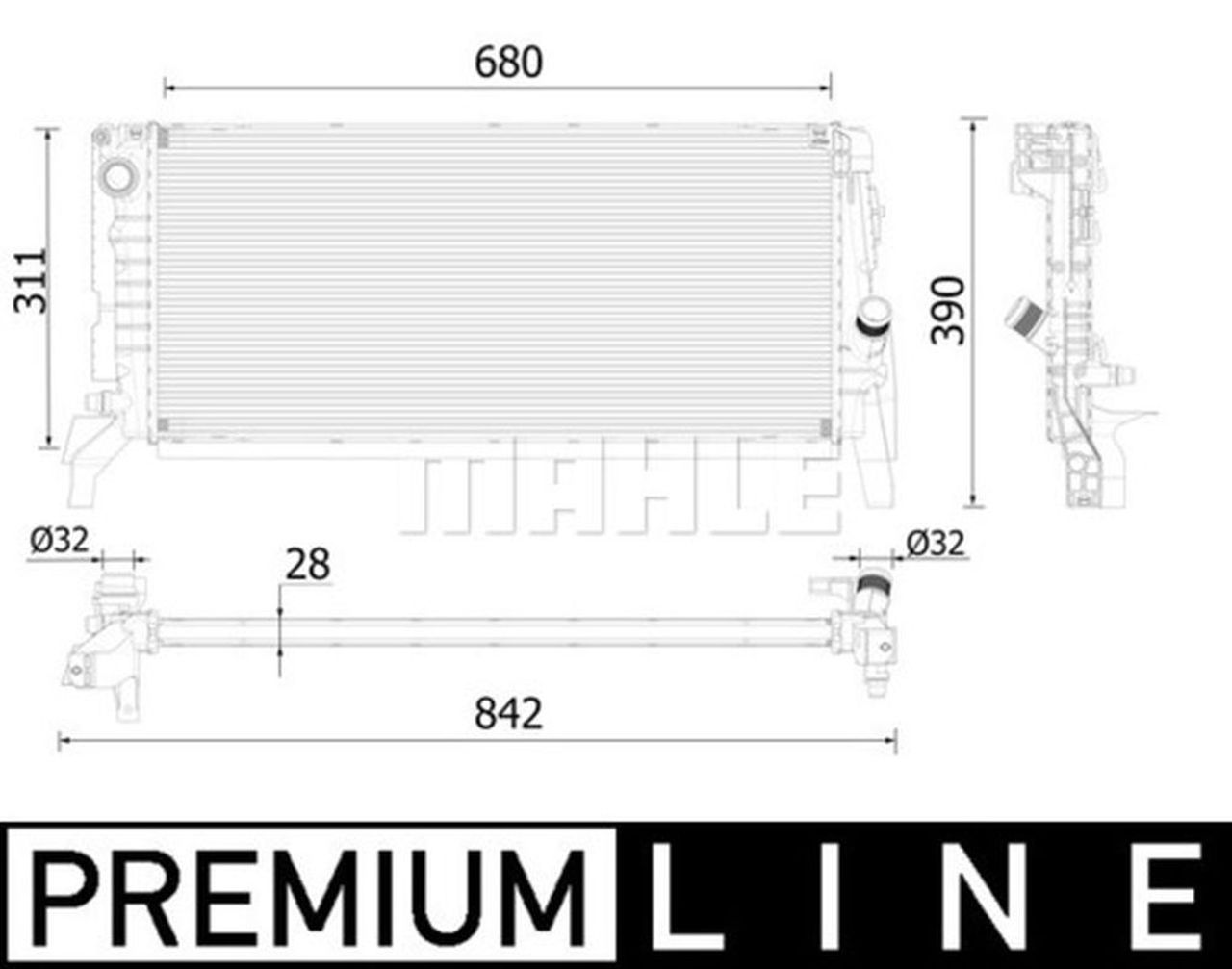 MAHLE PC Radiator CR2311000P