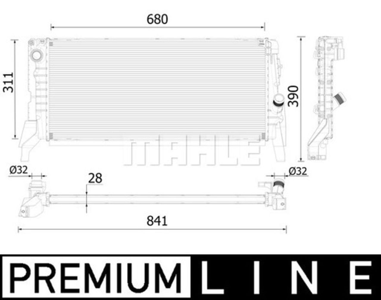MAHLE PC Radiator CR2312000P