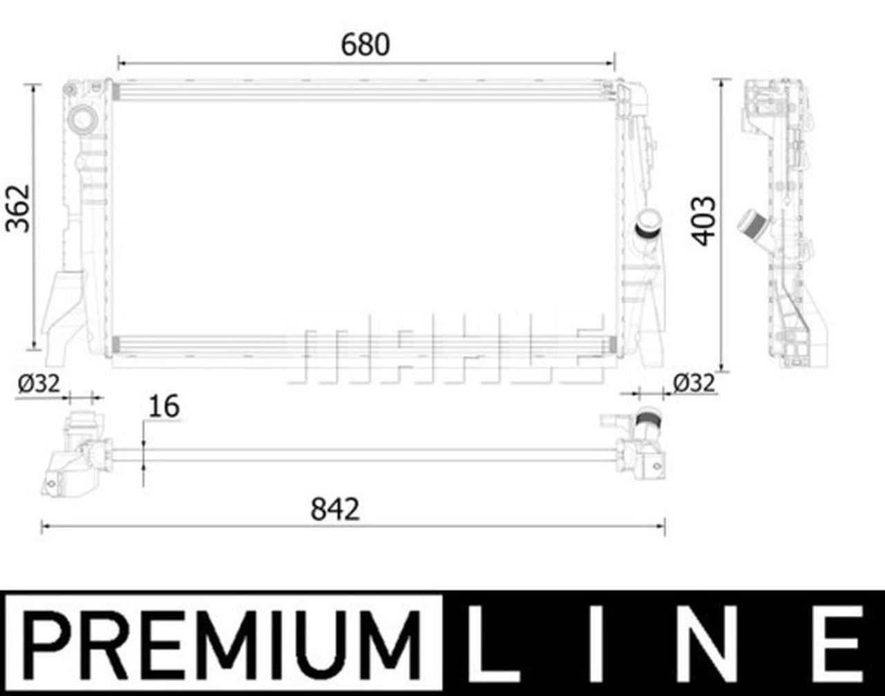 MAHLE PC Radiator CR2315000P