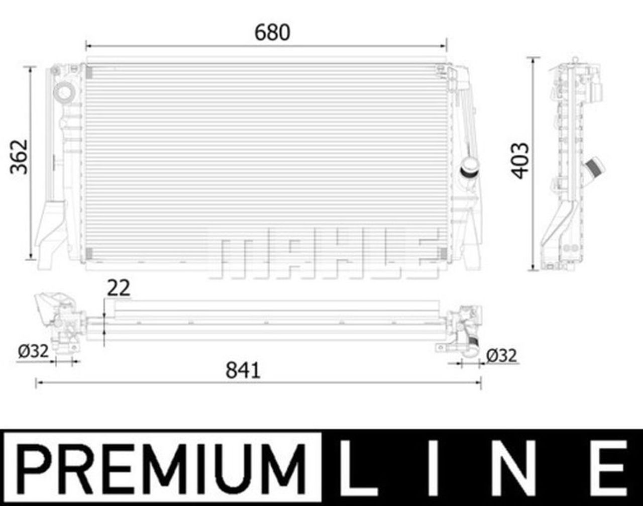 MAHLE PC Radiator CR2316000P
