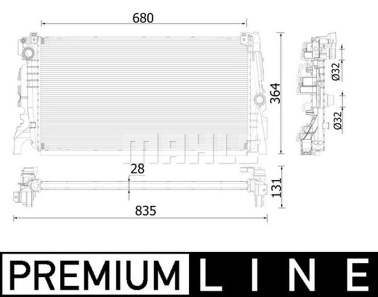 MAHLE PC Radiator CR2323000P