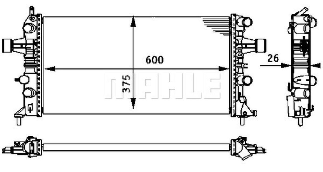 MAHLE PC Radiator CR237000S
