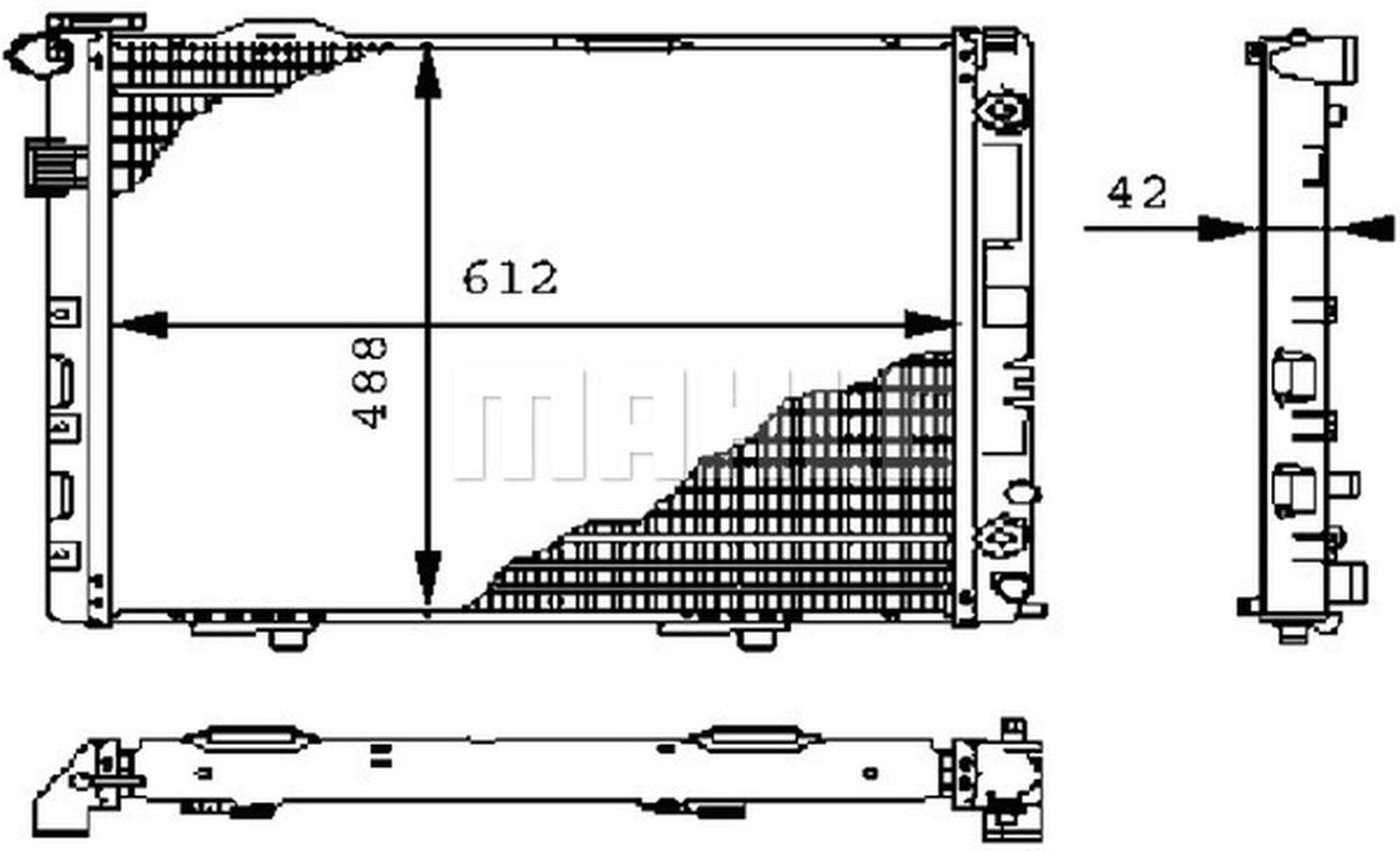 MAHLE PC Radiator CR241000P