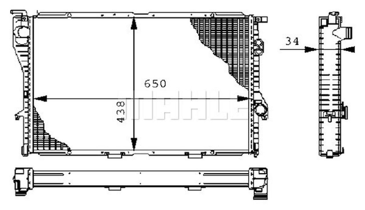 MAHLE PC Radiator CR242000S