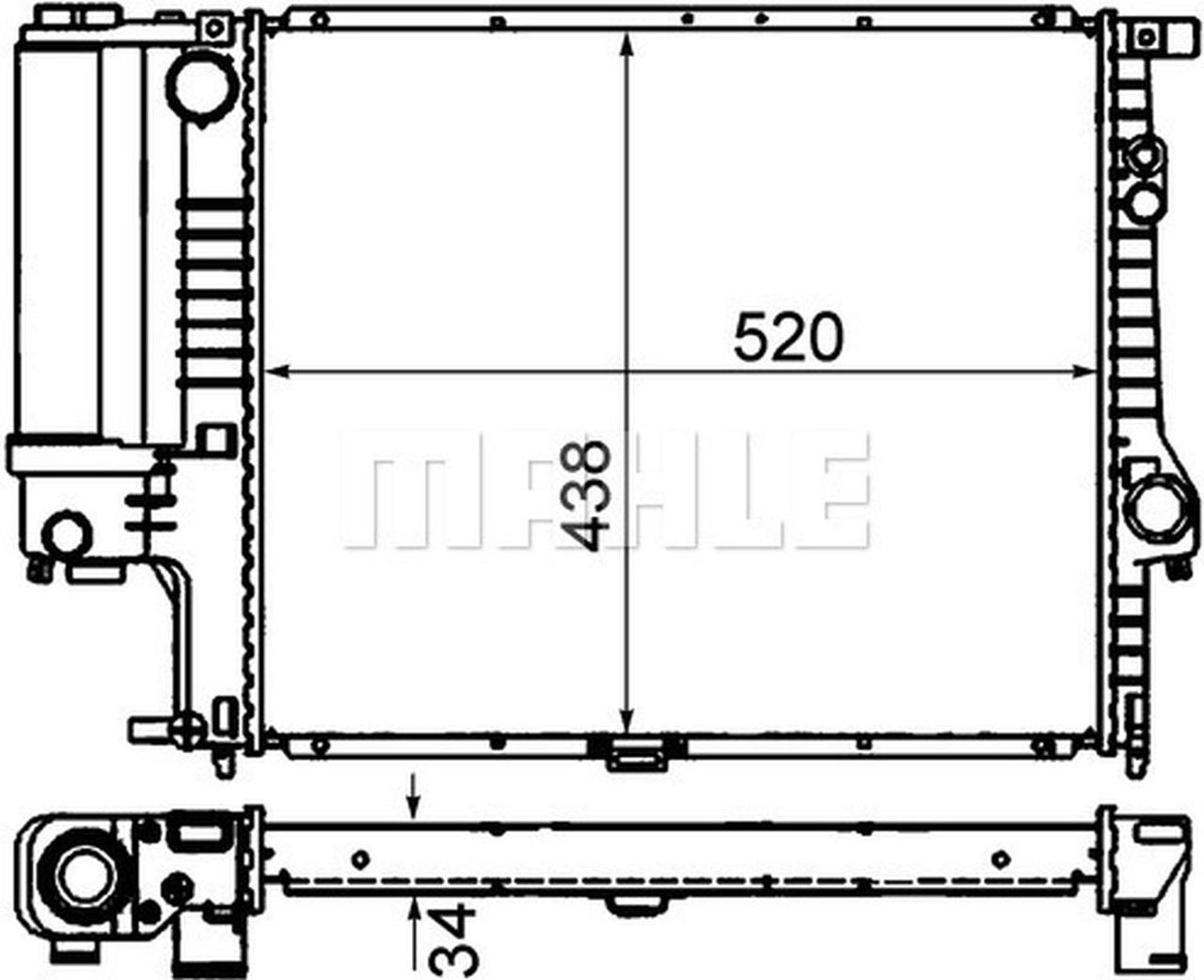 MAHLE PC Radiator CR244000P