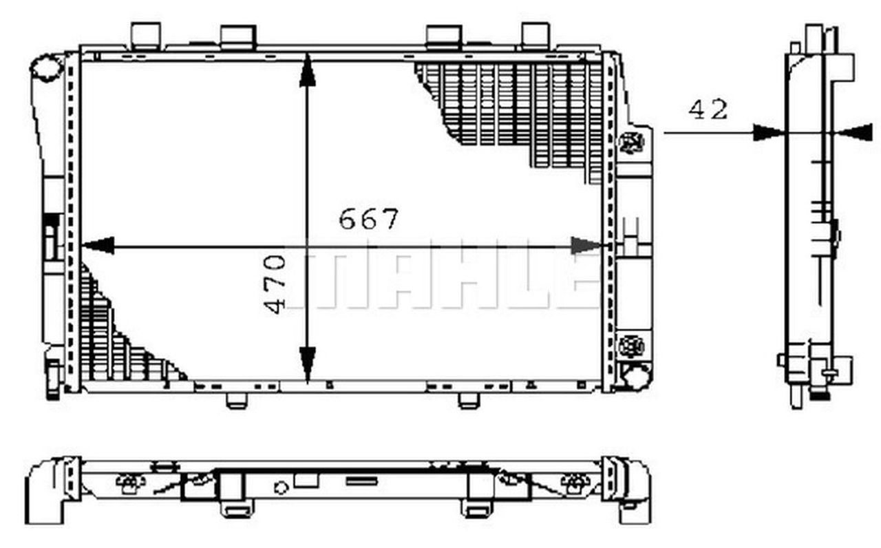 MAHLE PC Radiator CR246000P