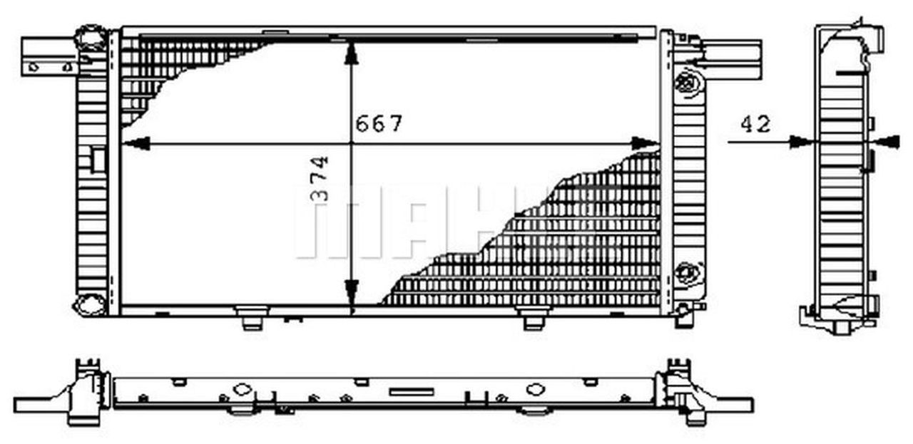 MAHLE PC Radiator CR260000P