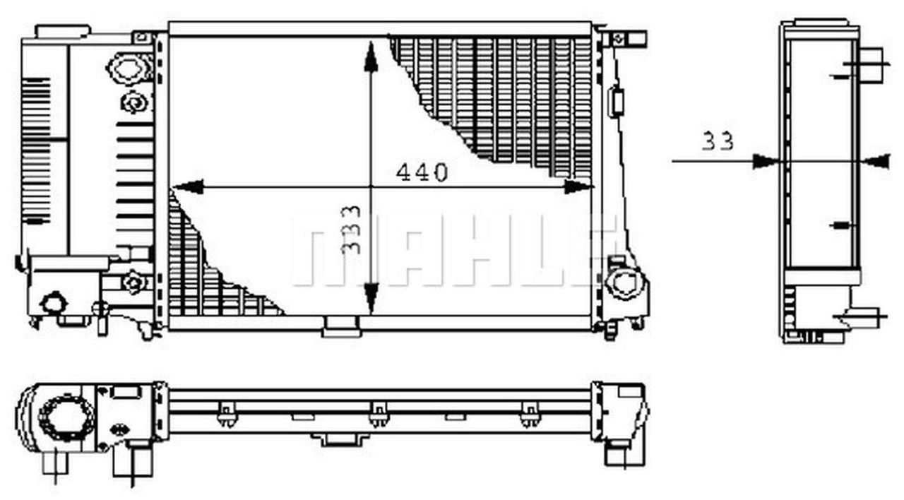 MAHLE PC Radiator CR264000S