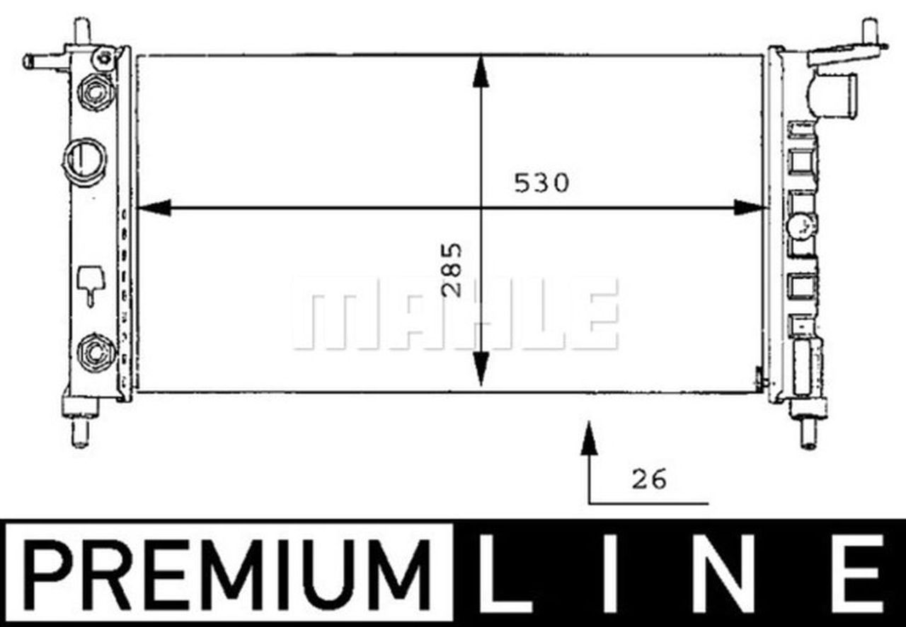 MAHLE PC Radiator CR269000P
