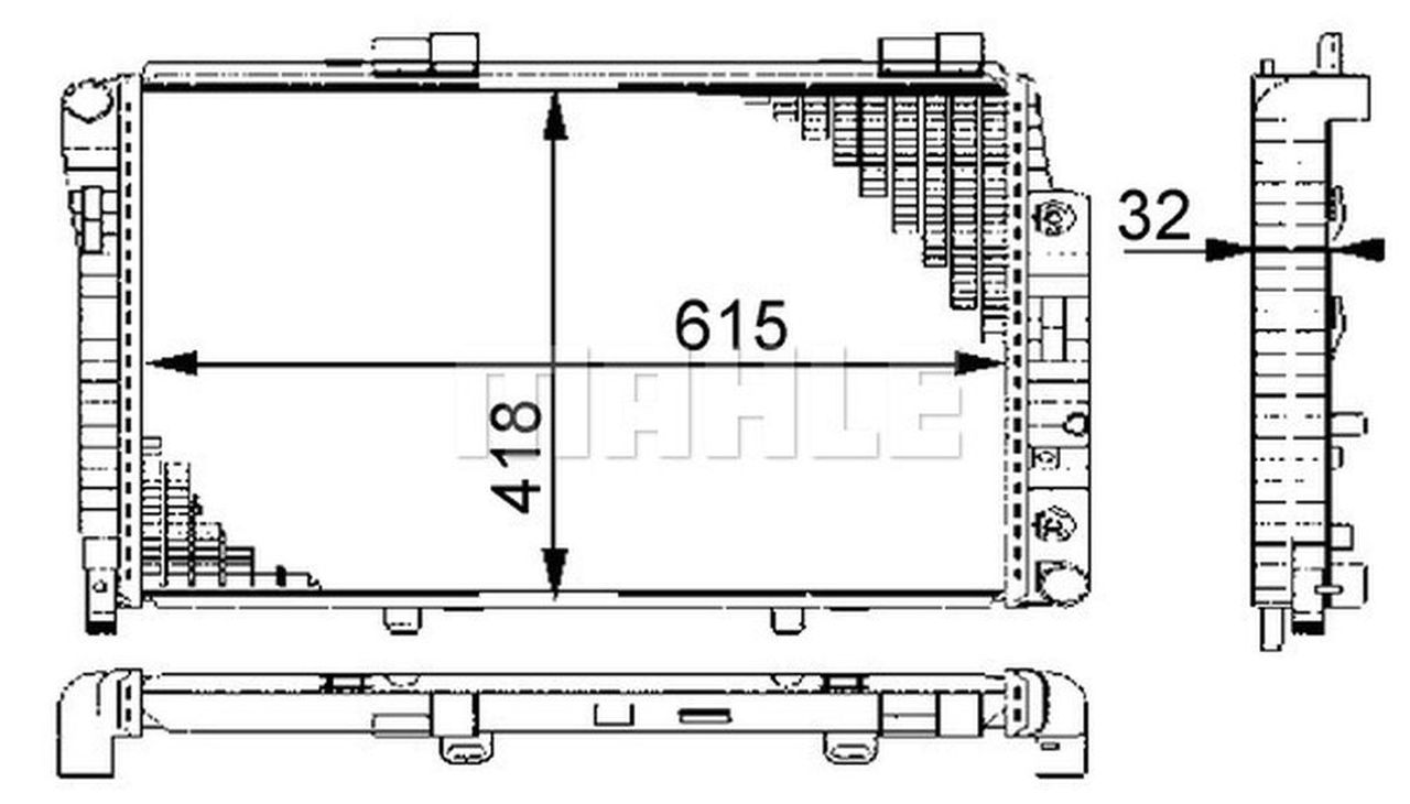 MAHLE PC Radiator CR270000S