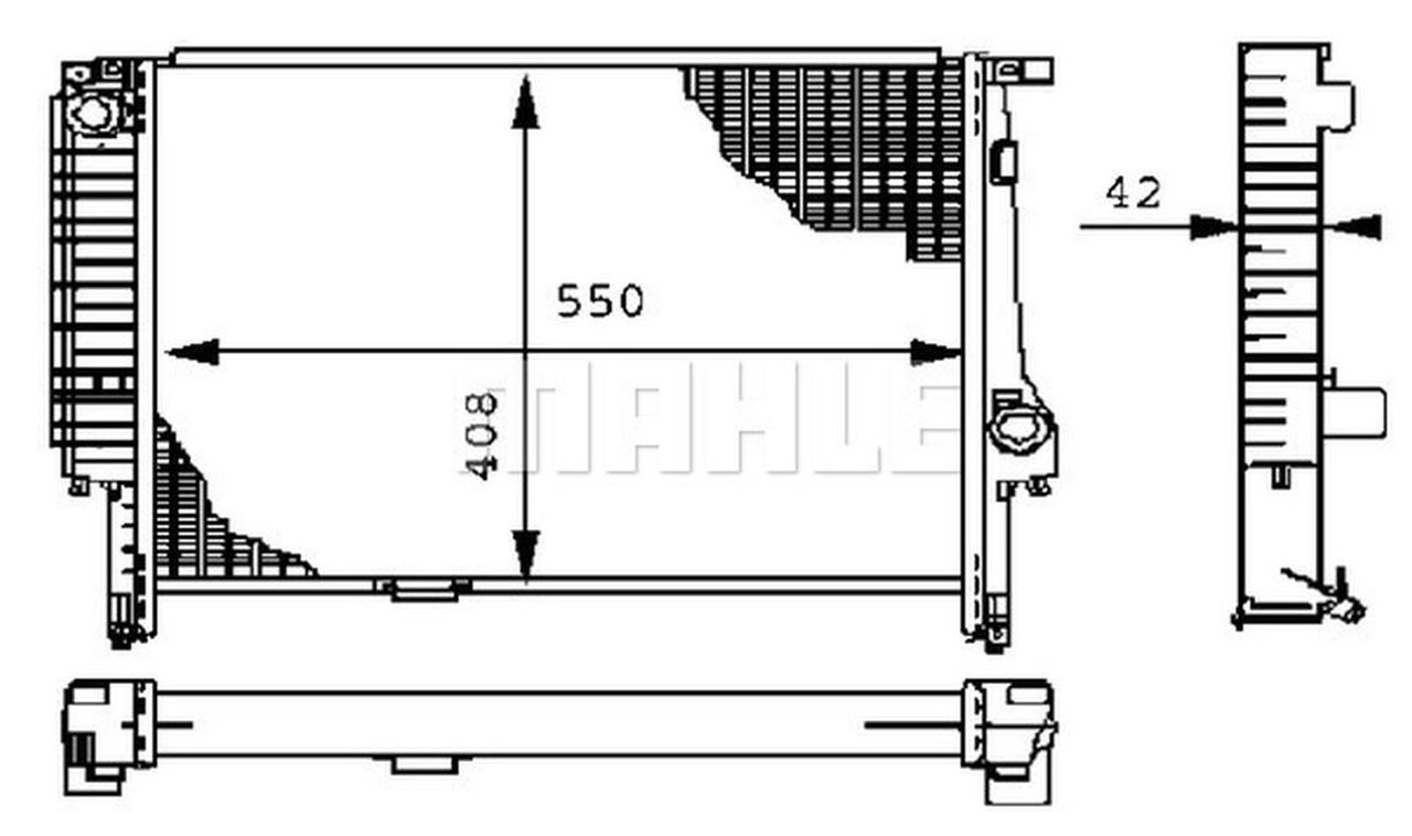 MAHLE PC Radiator CR277000S