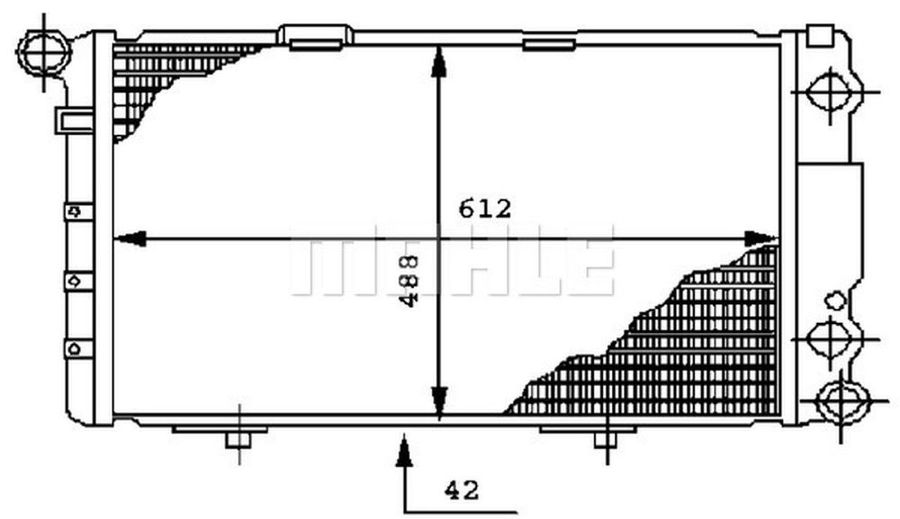MAHLE PC Radiator CR282000P