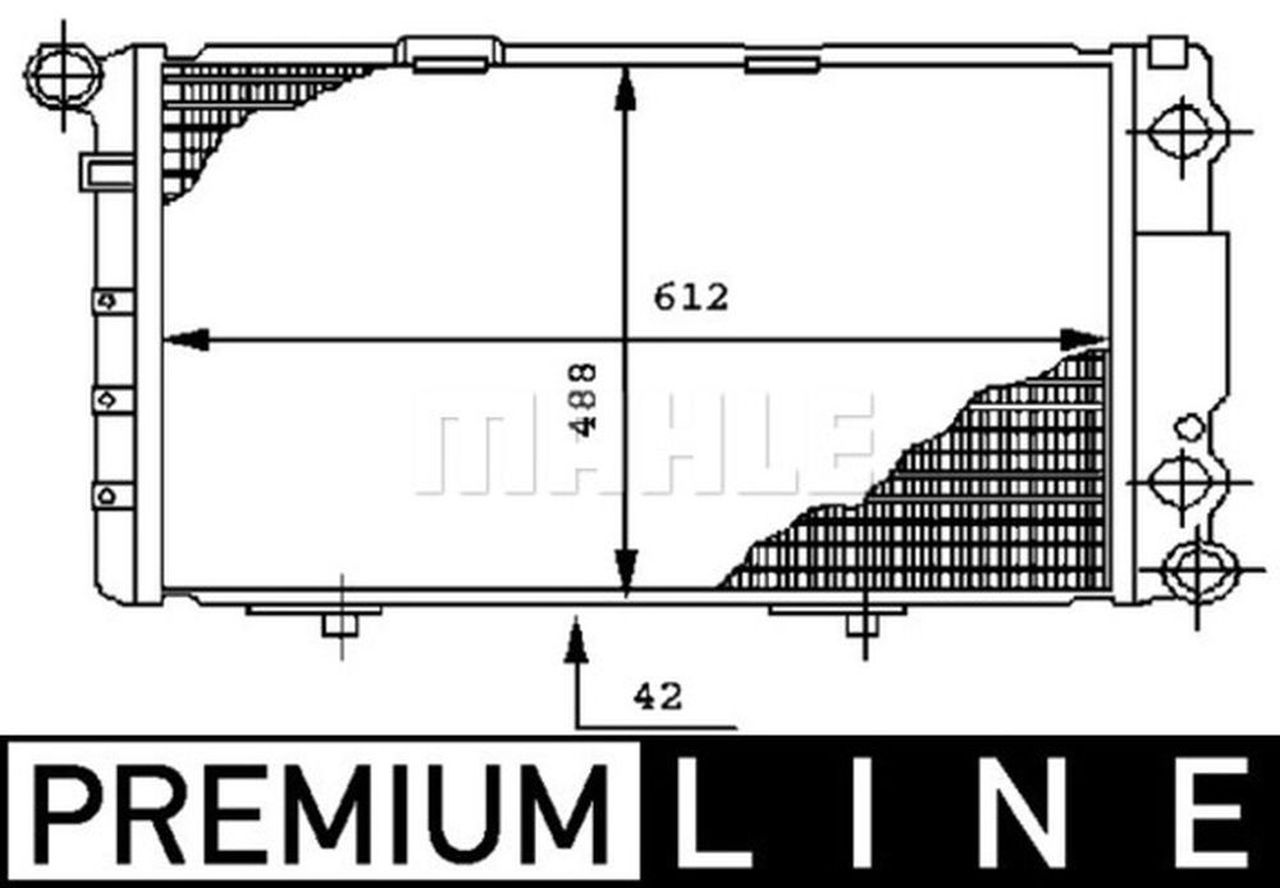 MAHLE PC Radiator CR282000P