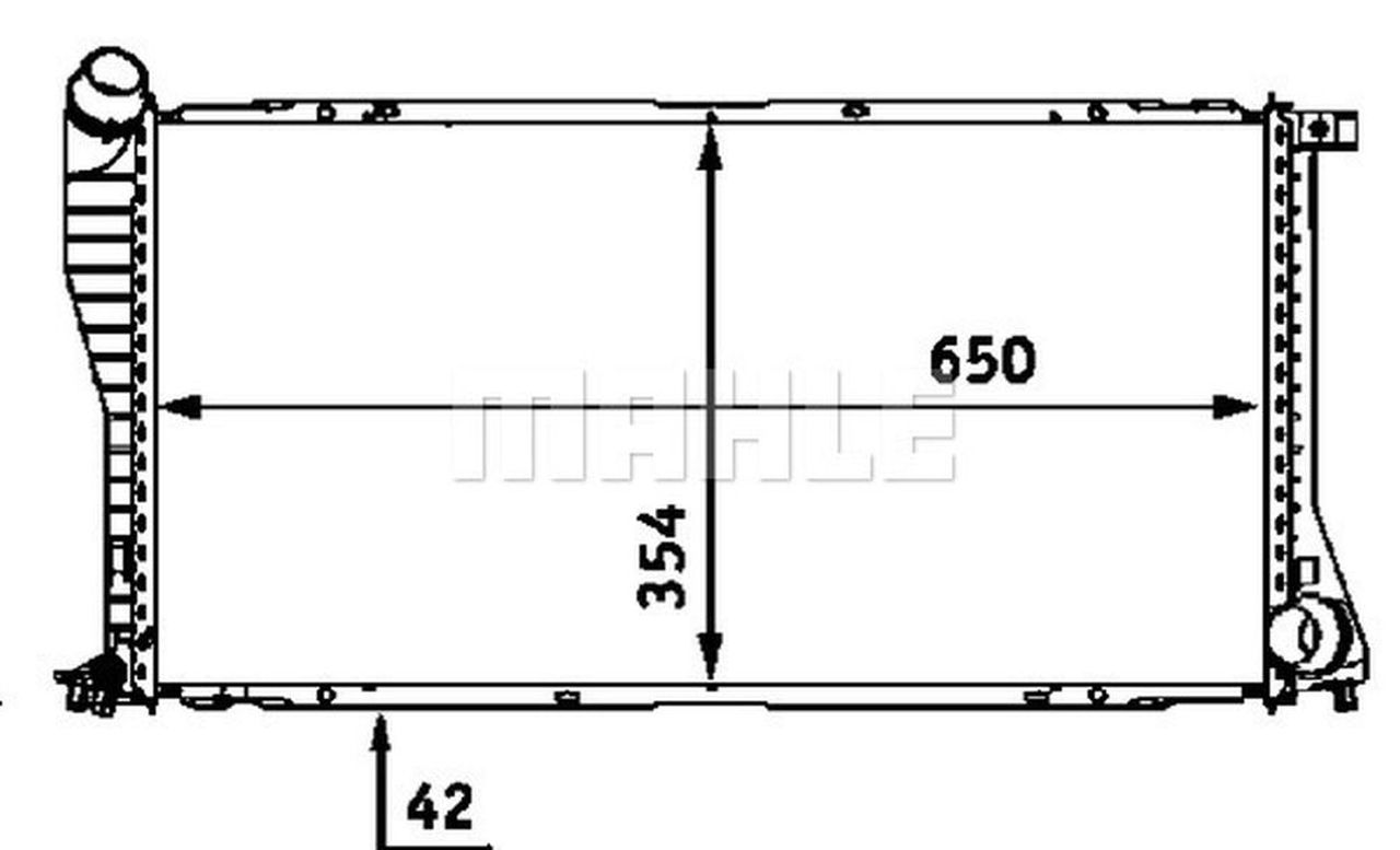 MAHLE PC Radiator CR288000S