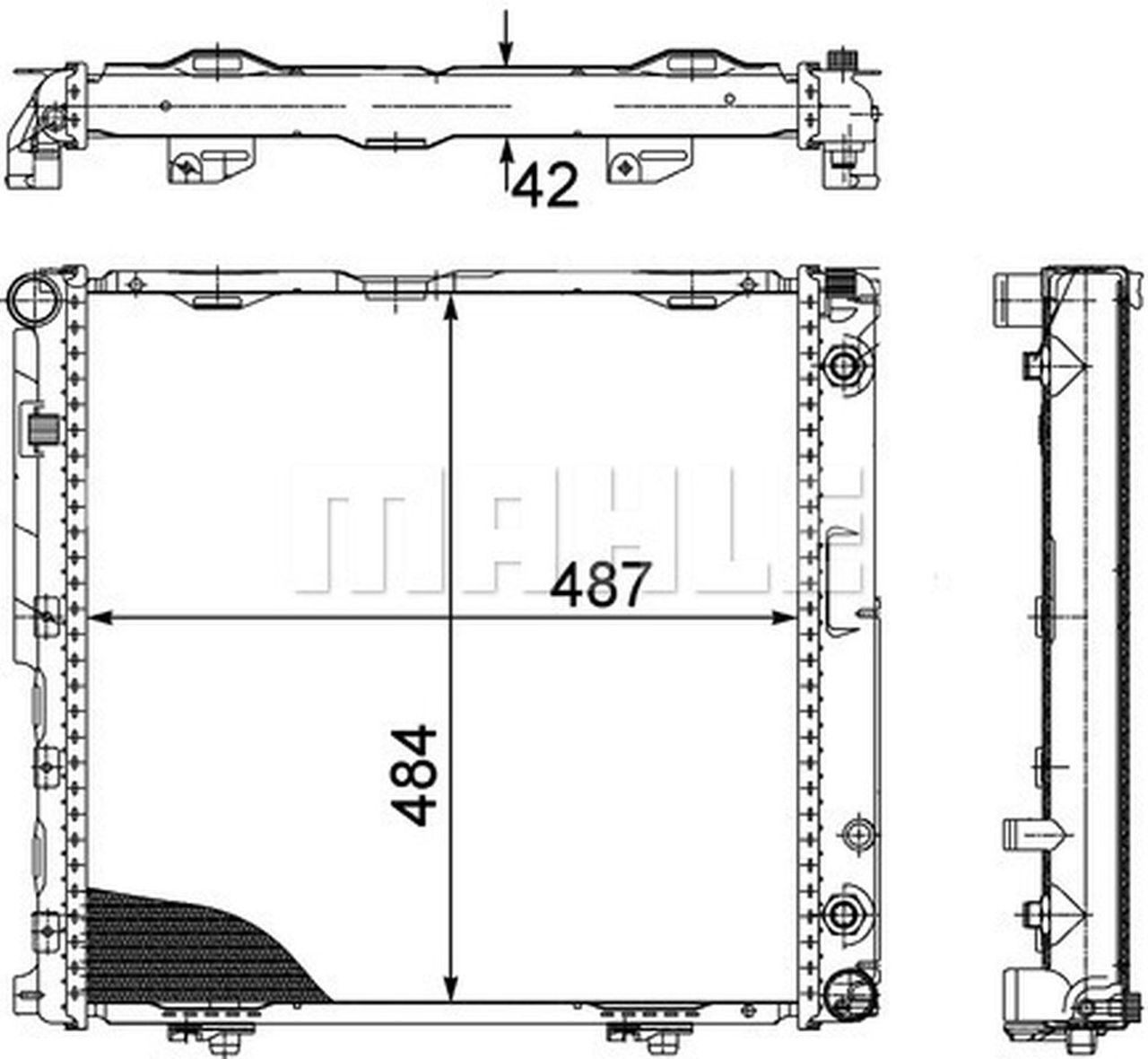 MAHLE PC Radiator CR291000P