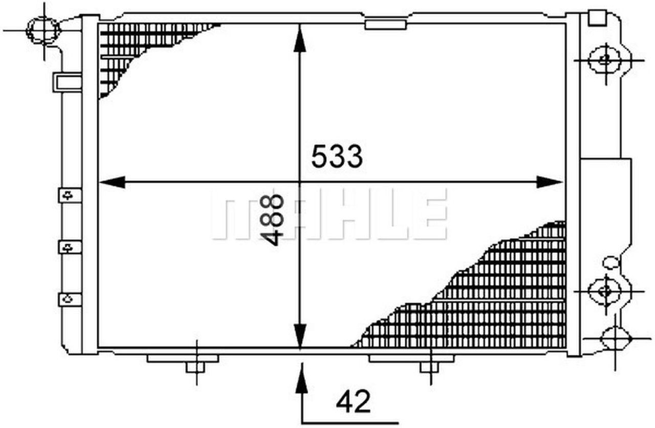 MAHLE PC Radiator CR294000S