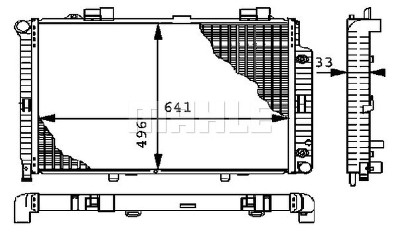 MAHLE PC Radiator CR303000P