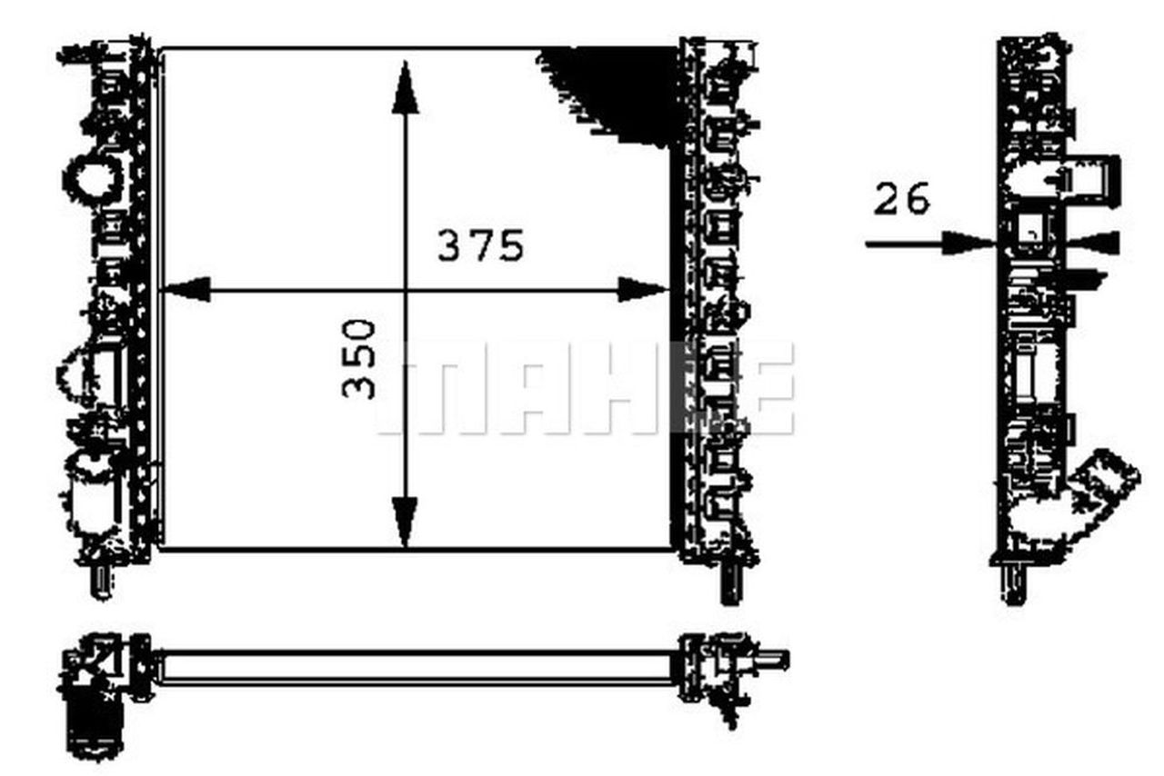 MAHLE PC Radiator CR308000P