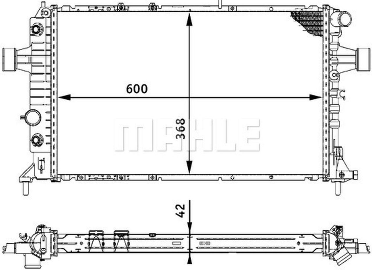 MAHLE PC Radiator CR320000S