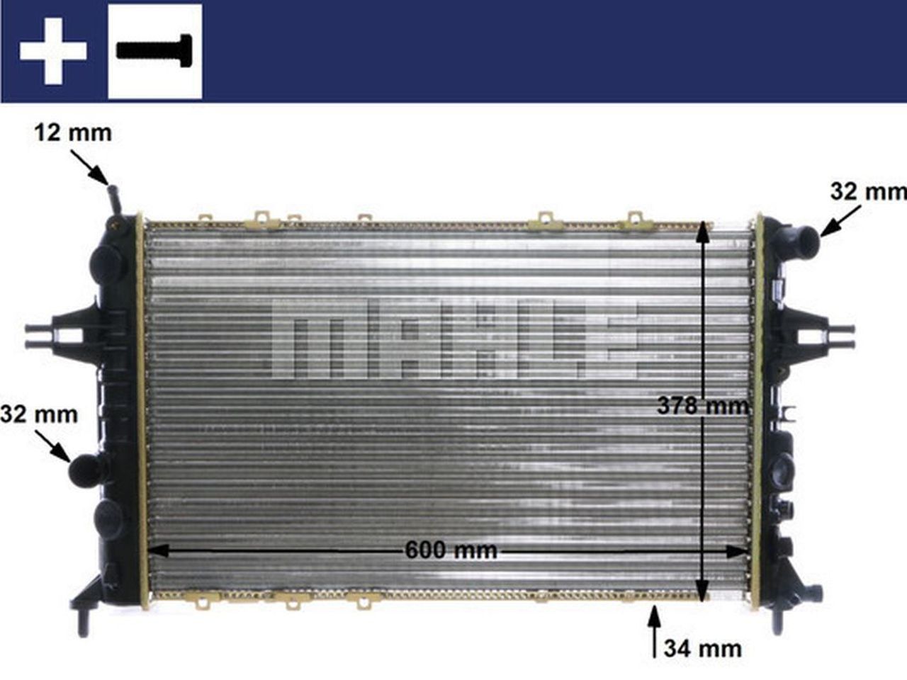 MAHLE PC Radiator CR321000S
