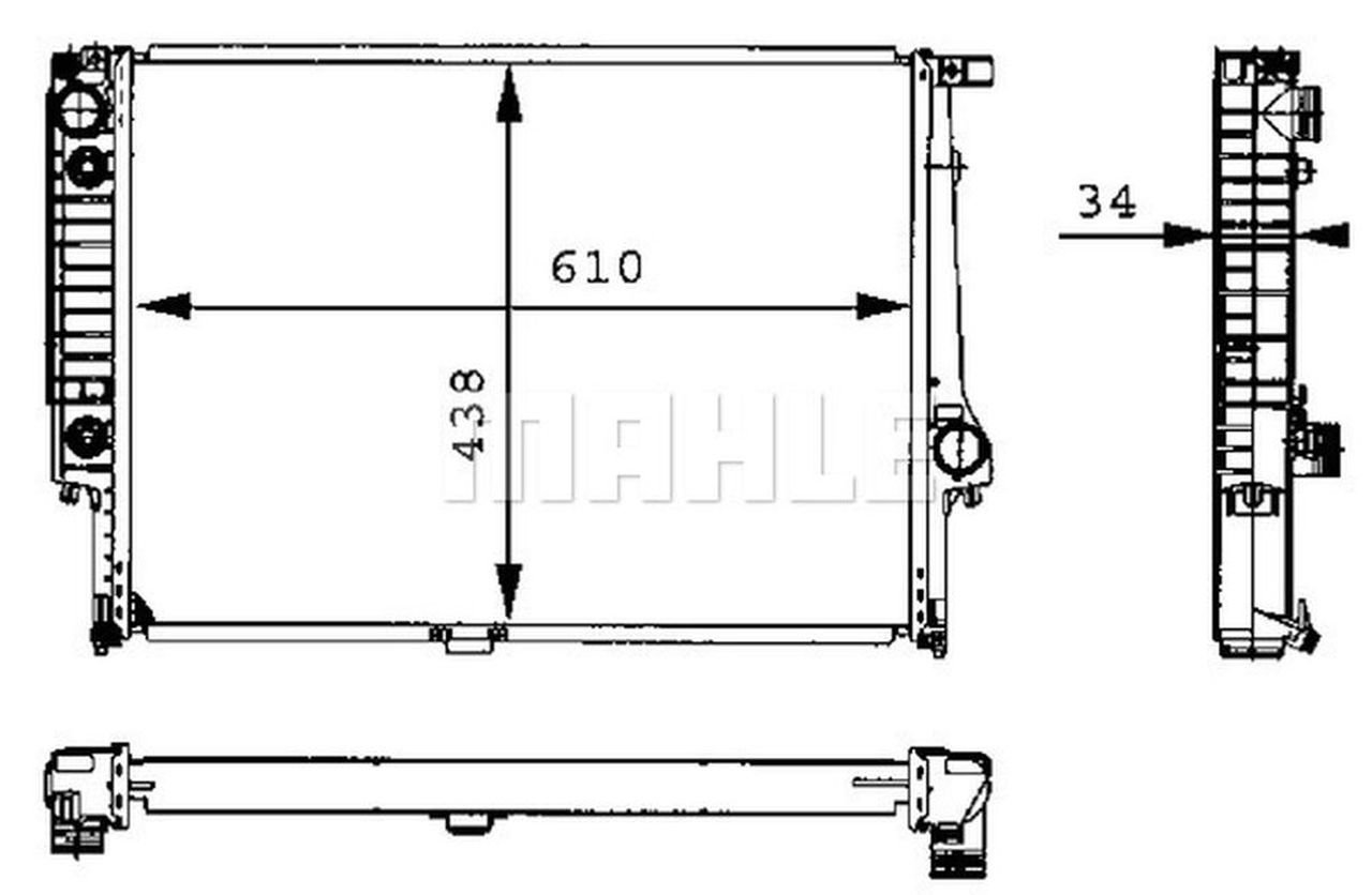 MAHLE PC Radiator CR326001S