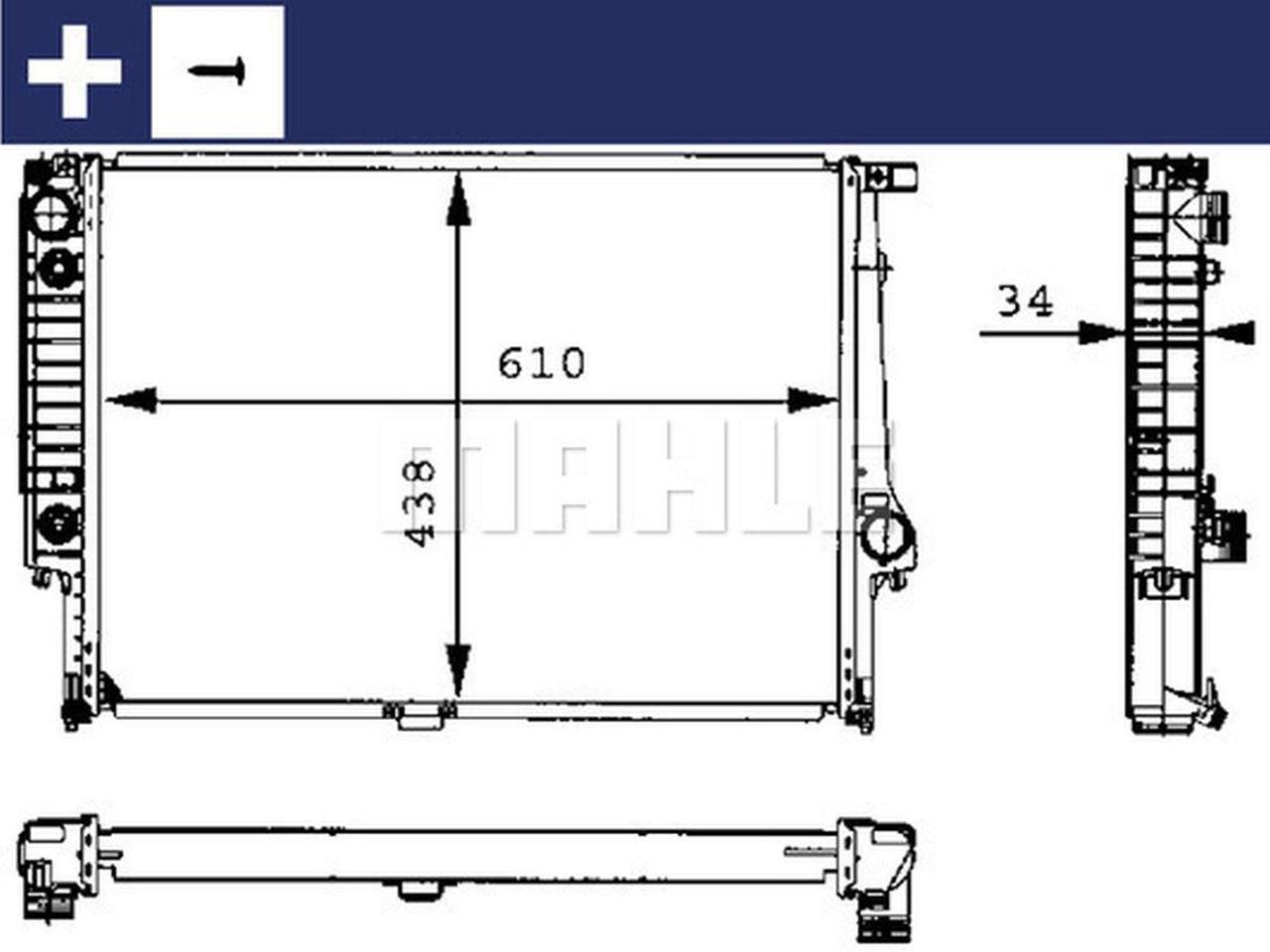 MAHLE PC Radiator CR326001S